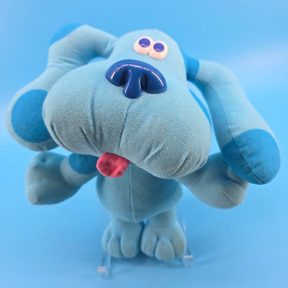 1997 Tyco "Sing Along Blue" plush from Blue's Clues! 10.5 inch